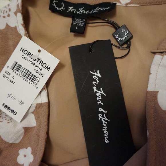 Love & Lemons Sweet Jane Wrap Skirt coffee - Picture 6 of 7